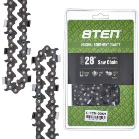Cs-600p 8ten 803467138343 Full Chisel Chainsaw Chain 28 Inch .050 3/8 93dl For Echo Husqvarna 3
