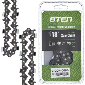372x 8ten 803467138619 Full Chisel Chainsaw Chain 18 Inch .058 3/8 68dl Husqvarna 455 Rancher