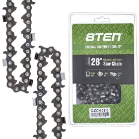 Cs-600p 8ten 803467138763 Full Chisel Skip Tooth Chainsaw Chain 28 Inch .050 3/8 93dl For Echo