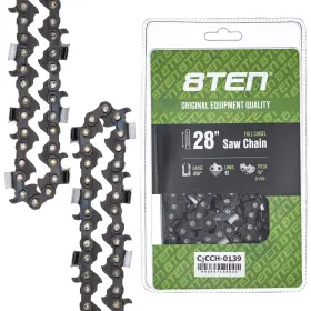92dl 8ten 803467139043 Full Chisel Chainsaw Chain 28 Inch .058 3/8 For Mcculloch Mac 800