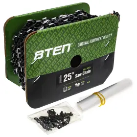 8ten 803467140056 Chainsaw Chain Bulk Reel Full Chisel 25 Foot .058 Gauge .325 Pitch