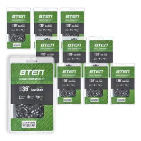 810-ccc2203h 8ten Full Chisel Chainsaw Chain 36 Inch .050 3/8 114dl For Stihl Ms 390 440 10 Pack