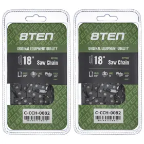 810-ccc2204h 8ten Ripping Chainsaw Chain 18 Inch .050 .325 72dl For Echo Husqvarna Poulan 2 Pack