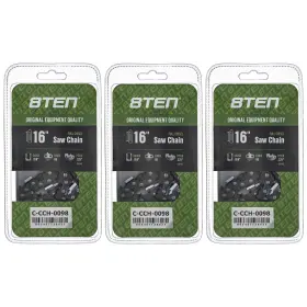 810-ccc2210h 8ten Full Chisel Chainsaw Chain 16 Inch .058 .325 66dl For Husqvarna Poulan 3 Pack