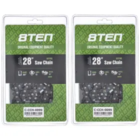 810-ccc2211h 8ten Ripping Chainsaw Chain 28 Inch .050 3/8 93dl For Echo Husqvarna Jonsered 2 Pack