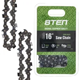 810-ccc2220h 8ten Chainsaw Chain For Stihl 16 Inch Bar .043 Gauge 3/8 Pitch 55 Drive Links