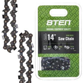 8ten 810-ccc2238h Chainsaw Chain 14 Inch .050 3/8 52dl For Poulan Craftsman Homelite Husqvarna Ech
