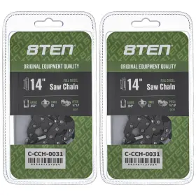 810-ccc2253h 8ten Chainsaw Chain 14 Inch .050 3/8 Lp 52dl For Husqvarna 23 338 334 Xpt 2-pack