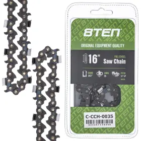 810-ccc2257h 8ten Full Chisel Chainsaw Chain 16 Inch .043 3/8 Lp 55dl For Stihl Ms 170 171 180