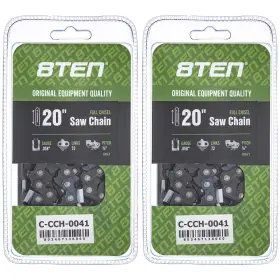 810-ccc2263h 8ten Full Chisel Chainsaw Chain 20 Inch .058 3/8 72dl For Husqvarna Makita 2 Pack