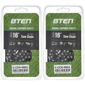 810-ccc2283h 8ten Full Chisel Chainsaw Chain 16 Inch .063 .325 62dl For Stihl Ms 230 241 2 Pack