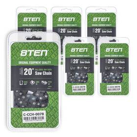8ten 810-ccc2290h Full Chisel Skip Tooth Chainsaw Chain 20 Inch .058 3/8 72dl For Husqvarna 6 Pack