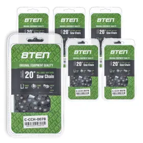 810-ccc2290h 8ten Full Chisel Skip Tooth Chainsaw Chain 20 Inch .058 3/8 72dl For Husqvarna 6 Pack