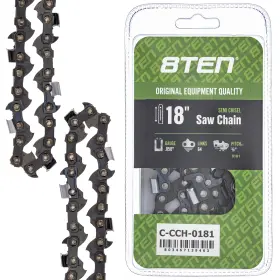 810-ccc2303h 8ten Semi Chisel Chainsaw Chain 18 Inch .050 3/8 64dl For Echo Jonsered Makita