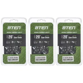 810-ccc2313h 8ten Semi Chisel Chainsaw Chain 20 Inch .063 3/8 72dl For Stihl Husqvarna 3 Pack