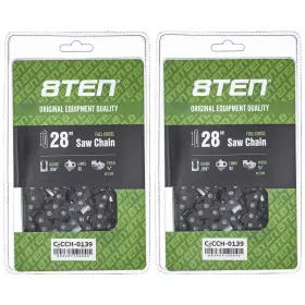 810-ccc2351h 8ten Full Chisel Chainsaw Chain 28 Inch .058 3/8 92dl For Mcculloch Promac 800 2 Pack