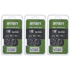 8ten 810-ccc2355h Full Chisel Chainsaw Chain 16 Inch .050 3/8 55dl For Mcculloch Stihl 3 Pack