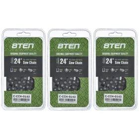 810-ccc2365h 8ten Full Chisel Skip Tooth Chainsaw Chain 24 Inch .050 3/8 81dl For Echo 3 Pack