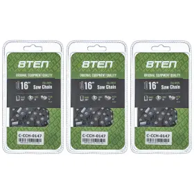 810-ccc2369h 8ten Full Chisel Chainsaw Chain 16 Inch .050 3/8 59dl For Jonsered Homelite 3 Pack