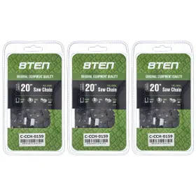 810-ccc2371h 8ten Full Chisel Chainsaw Chain 20 Inch .063 .404 68dl For Stihl Husqvarna 3 Pack