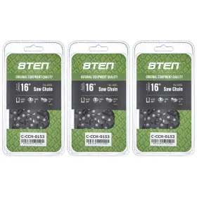 810-ccc2375h 8ten Chainsaw Chain 16 Inch .050 3/8 57dl For Echo Cs-400 Cs400 Cs-370 Cs370 3-pack