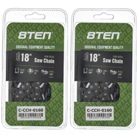 810-ccc2382h 8ten Semi Chisel Chainsaw Chain 18 Inch .058 .325 72dl For Husqvarna Jonsered 2 Pack