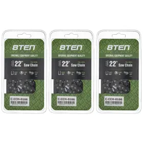 810-ccc2388h 8ten Full Chisel Chainsaw Chain 22 Inch .058 .325 86dl For Blue Max 20160 3 Pack