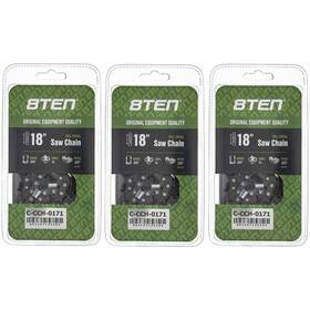 8ten 810-ccc2393h Full Chisel Chainsaw Chain 18 Inch .050 .325 74dl For Red Max Stihl Ms261 3 Pack