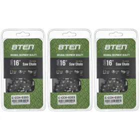 810-ccc2425h 8ten Full Chisel Chainsaw Chain 16 Inch .050 .325 67dl For Stihl Ms270 Solo 3 Pack