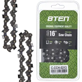 810-ccc2435h 8ten Semi Chisel Chainsaw Chain 16 Inch .050 3/8 60dl For Husqvarna Stihl Poulan