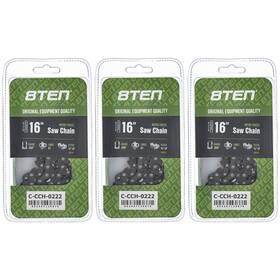 8ten 810-ccc2444h Chainsaw Chain 16 Inch .050 3/8 Lp 57dl For Tanaka Tcs-3401 Tcs3401 3-pack