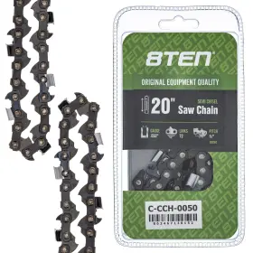 810ccc2272h 8ten Semi Chisel Chainsaw Chain 20 Inch .050 3/8 72dl For Husqvarna Stihl Poulan