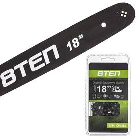 8ten Mk1002902 Chainsaw Guide Bar And Chain For Stihl Ms 210 211 231 241 250 251 4717 22lpx0