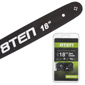 Mk1002902 8ten Chainsaw Guide Bar And Chain For Stihl Ms 210 211 231 241 250 251 4717 22lpx0