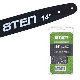 8ten Mk1010249 14 Inch Chainsaw Guide Bar And Chain .050 3/8lp 50dl For Stihl Ms170 36360050050