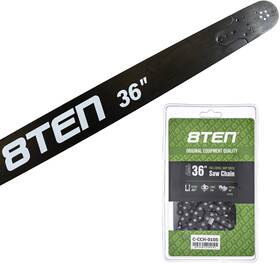 8ten Mk1010292 36 Inch Chainsaw Guide Bar And Chain .063 3/8 114dl For Stihl 039 036 041 H50s114