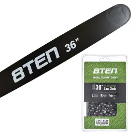 Mk1010388 8ten 36 Inch Chainsaw Guide Bar And Chain .063 3/8 114dl For Stihl 066 044 088 064 036
