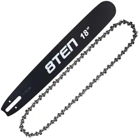 Mk1010392 8ten 18 Inch Chainsaw Guide Bar And Chain .063 3/8 66dl For Stihl 039 036 038 041 032