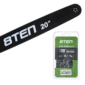 30030009421 8ten Mk1010430 20 Inch Chainsaw Guide Bar And Chain .063 3/8 72dl For Stihl 064 250