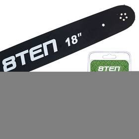 574137101 8ten Mk1010437 18 Inch Chainsaw Guide Bar And Chain .058 3/8 68dl For Husqvarna 372xp