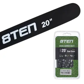 Mk1010463 8ten 20 Inch Chainsaw Guide Bar And Chain .050 3/8 72dl For Stihl 066 044 088 H82-72