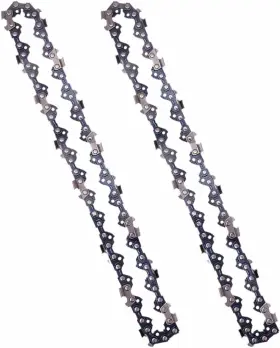Worx-wg322 Abroman 2 Pack R40 10 Inch Chainsaw Chain 3/8 Lp .043 Gauge 40 Drive Links