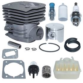 Accpada 503862501 44mm Cylinder Piston Air Fuel Filter Line Gasket Kit For Husqvarna 350 351 353