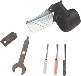 1453 Acxico 445031783707 6pcs/set Chainsaw Sharpening Attachment Kit For Dremel Chai