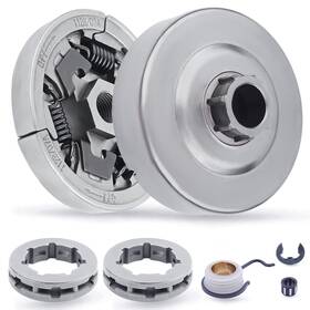 Adefol 712804543866 Chainsaw Clutch Drum Sprocket For Stihl Ms361 Ms440 Ms461 Ms460 044 046 Replacem