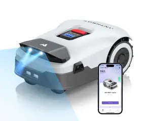 Genie1000 Anthbot Robot Lawn Mower No Wire - 0.5 Acre Full Band Rtk 4-eye Vision Robotic Lawnm