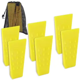 Ar-pro 640117914755 6 Pack Tree Felling Wedges With Spikes For Safe Cutting 5.5 Inch Wi