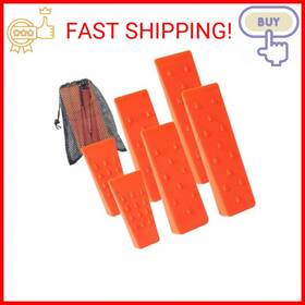 Ar-pro 705353332388 6 Pack Tree Felling Wedges With Spikes - 10 8 Inch 5.5 Sizes Storage Bag Felli
