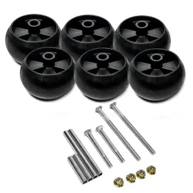 79210900 Ariens Oem Anti-scalp Wheel Kit With Bolts 12 Inches Silver And Black