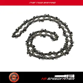Asf17718e413r As-speedfather 18 Inch 62dl 3/8 Chainsaw Chain .050 Gauge Fits 345 240 41 33 262 36 357 136 137